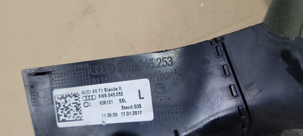 фото №7, A5 8w захист накладка лампи лівий задня 8w8945253 sportback 5d