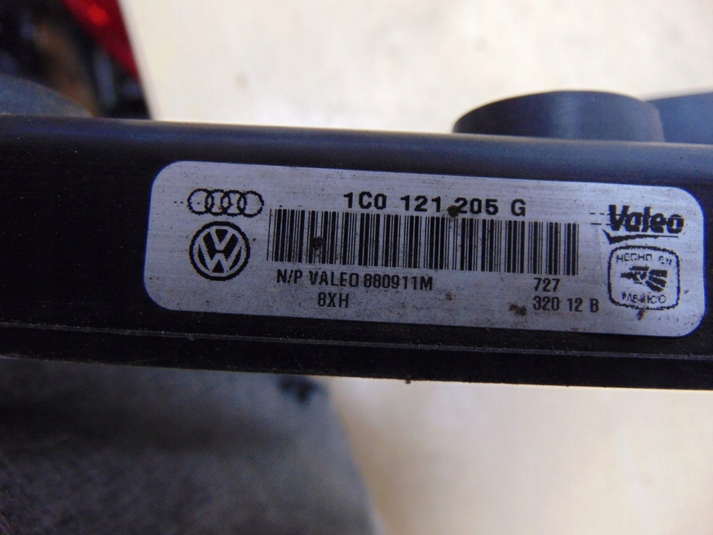 фото №16, Вентилятор радиатора vw new beetle 1c0121205g