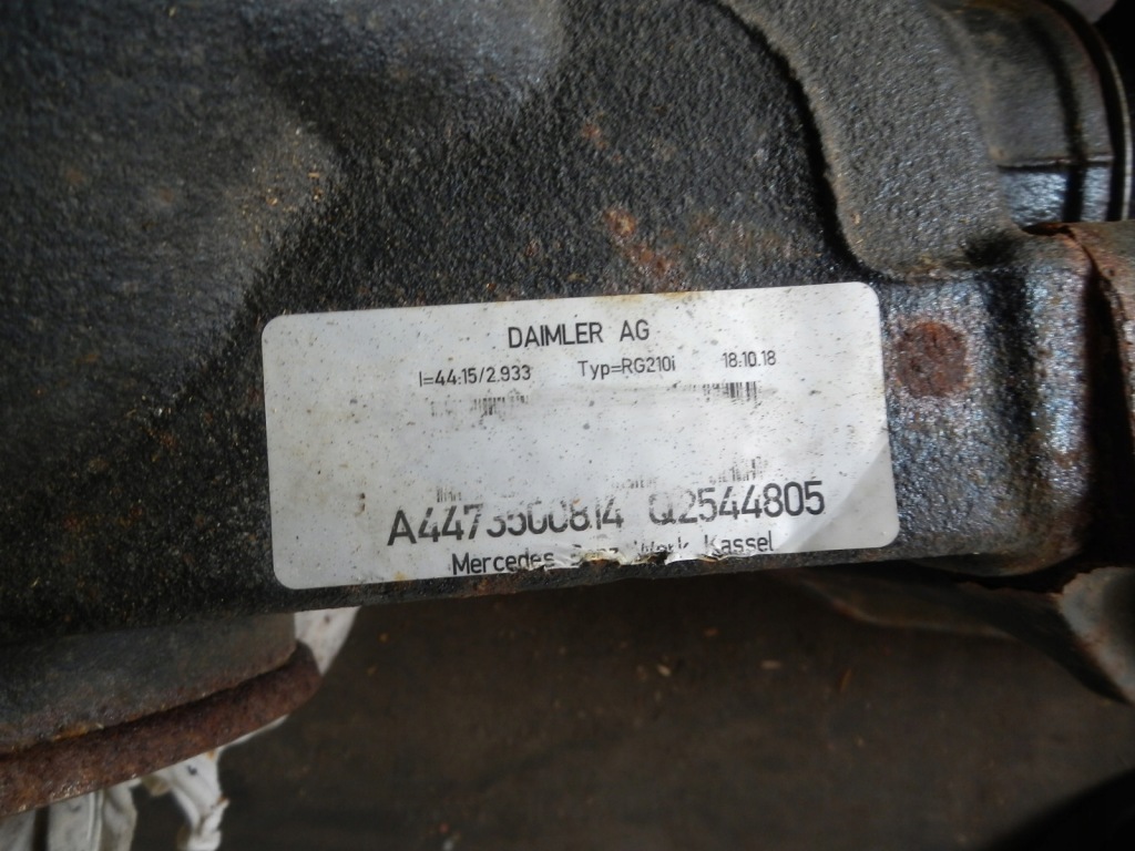 фото №6, Міст диференціал mercedes vito w447 447 44:15 44/15