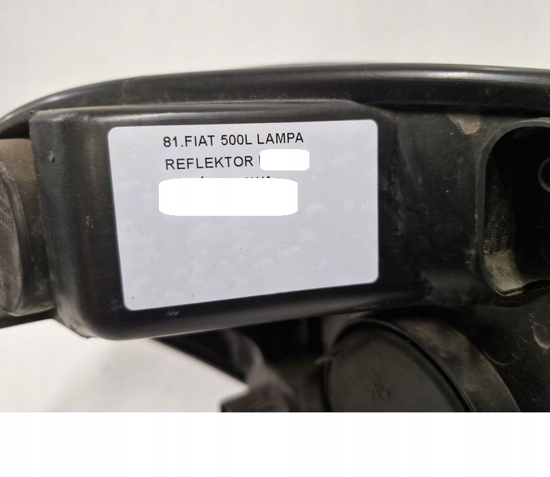 фото №7, Fiat 500l 500 l лампа левый перед левая передняя фара uk