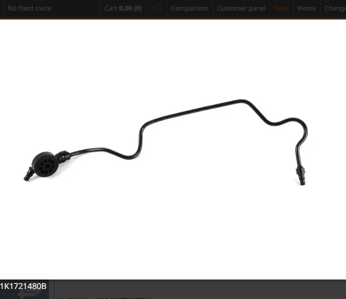 фото №1, Трубка sprzęgająca vag