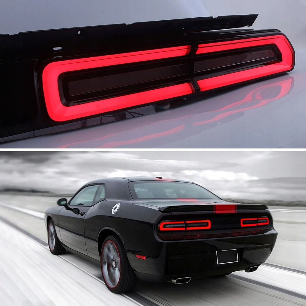 фото №13, Лампи задня ne kpl vland full led neon тюнінг liftlook dodge challenger 2008-