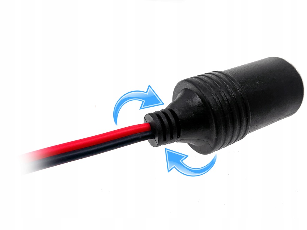 фото №7, Роз'єм прикурювача з проводом додаткові mocne przedłużacz адаптер 12v 24v