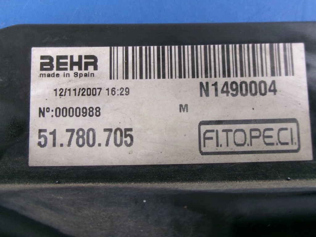 Fiat fiorino 3 1.4 8v вентилятор вентилятор радіатора 51780705 в Україні