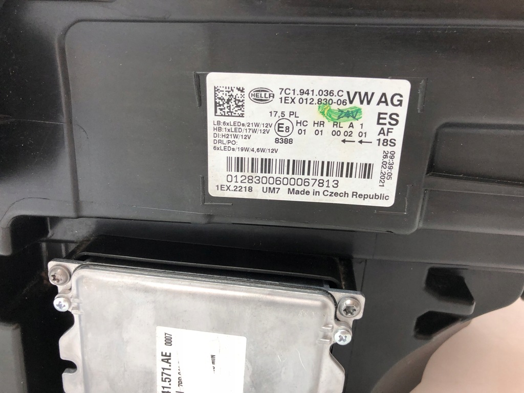 фото №9, Фара vw crafter ii man tge правий 2017-2024 7c1941036c kompletny