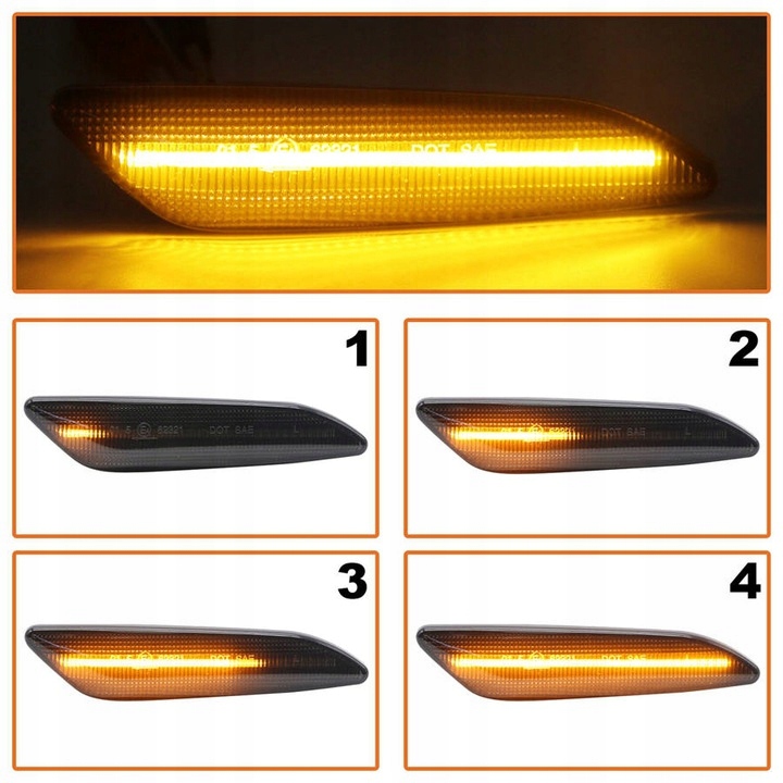 фото №1, Плаваючі поворотники led do alfa romeo 147 156