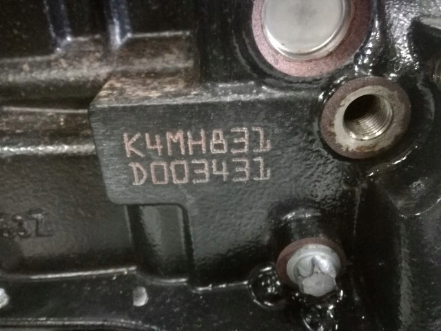 фото №8, Kangoo ii iii 1,6 16v двигатель kompletny k4mh831 k4m831