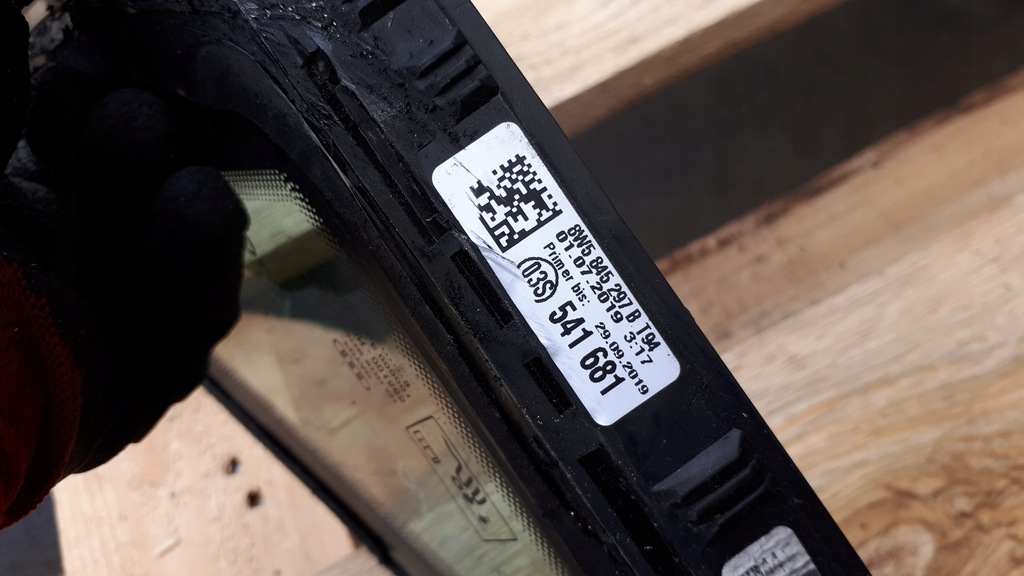 фото №6, S4 b9 a4 8w скло кузовна лівий задня sedan 19r