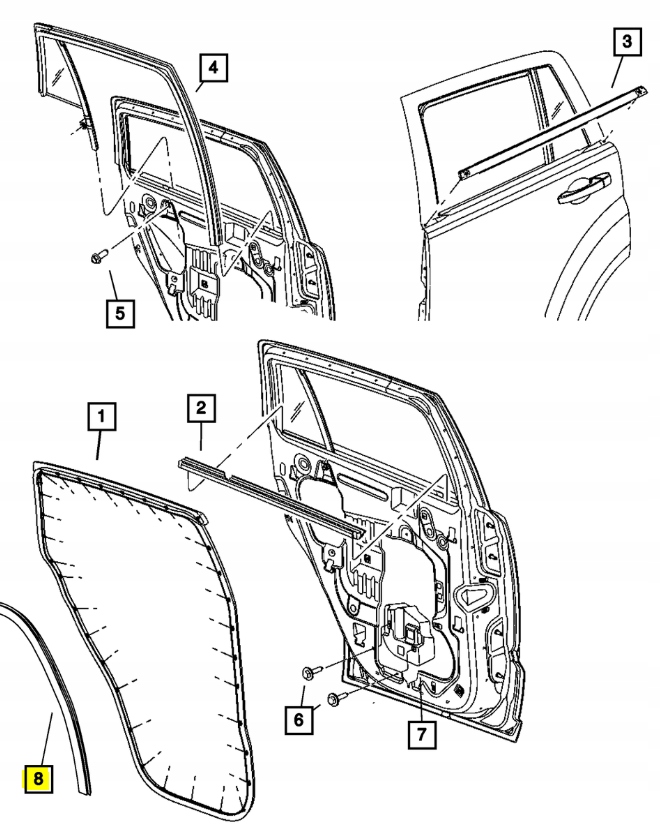 фото №7, Прокладка ниша колеса заднего mopar jeep patriot 2009- 4673930aa 04673930aa