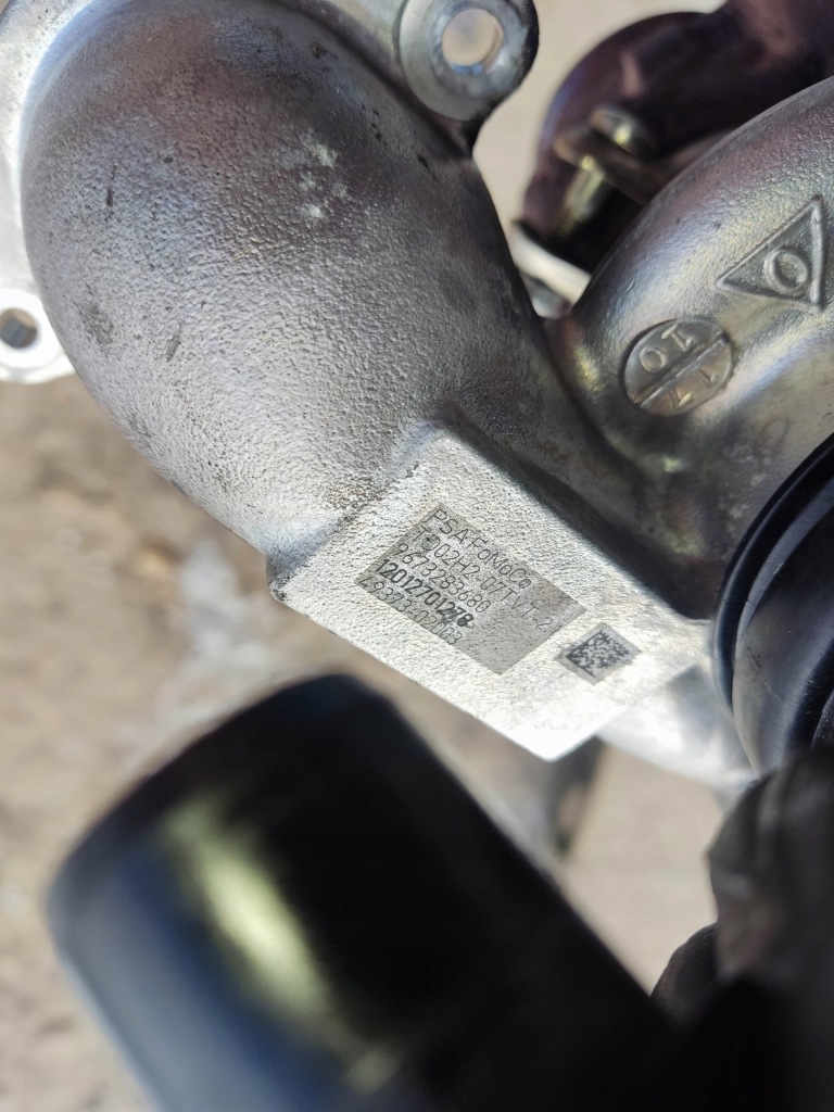 Турбонагнітач peugeot 308 fl t7 1.6hdi 9hp dv6e 9673283680 td02h2-07tvt-2 Зі Шроту