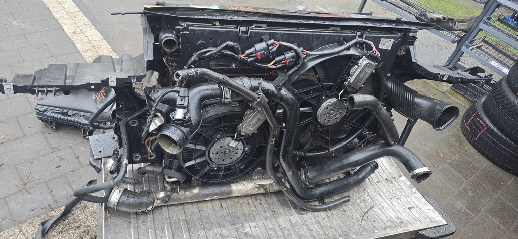 фото №12, Усилитель pas радиатор vw touareg i 7l lift 06-10 3.0 tdi автоматическая коробка передач