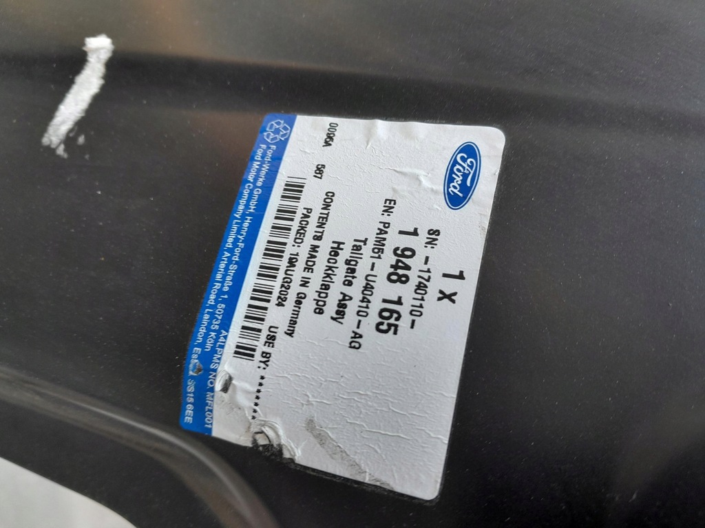 фото №8, Ford grand c-max 11- крышка багажника задняя задняя oryg