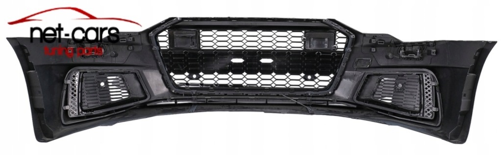 фото №15, Бампер перед решётка радиатора audi a6 c8 4k 18- s6 s line rs6 quattro накладки карбон