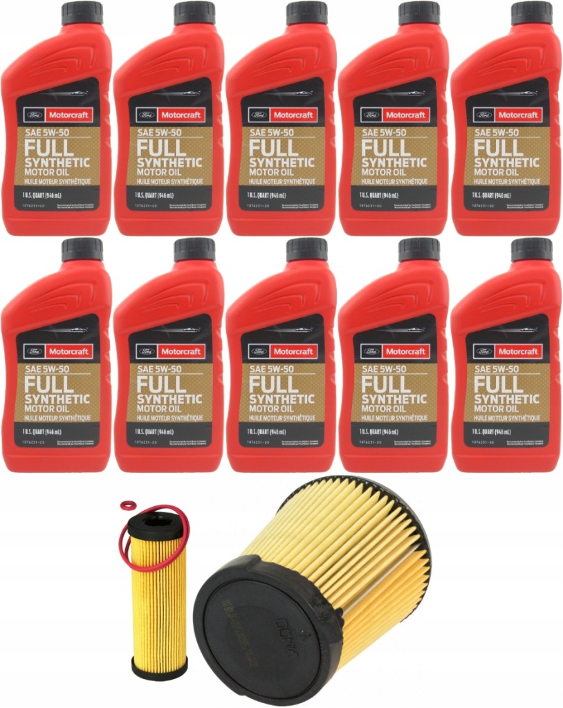 фото №1, Motorcraft 5w50 +фільтри ford mustang 5.2 2017-2018