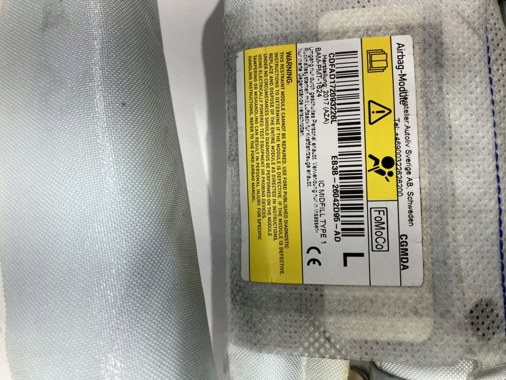 фото №2, Шторка безопасности подушка безопасности правая ford ranger 15- 4d