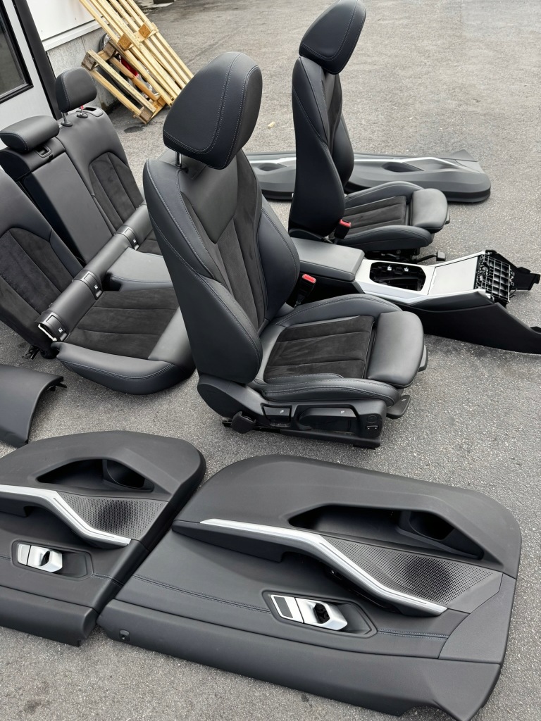 фото №13, Bmw 3 g21 touring сиденья салон mpakiet полный сиденья обивка