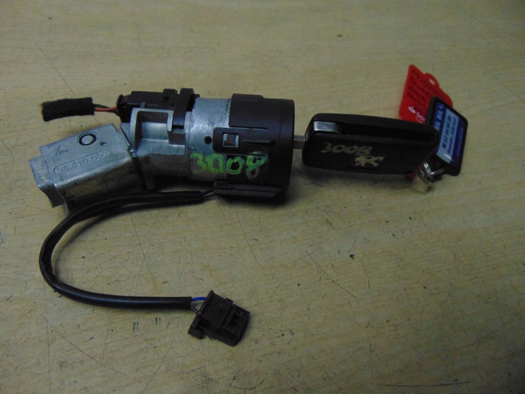 фото №1, Замок запалювання ключ peugeot 3008 9663123380