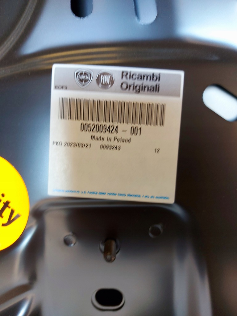 Капот кришка двигуна fiat 500 2007- нова оригінальна 52009424 Ціна