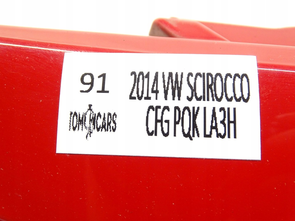 фото №11, Бампер перед передній vw scirocco iii 1k8 колір la3h