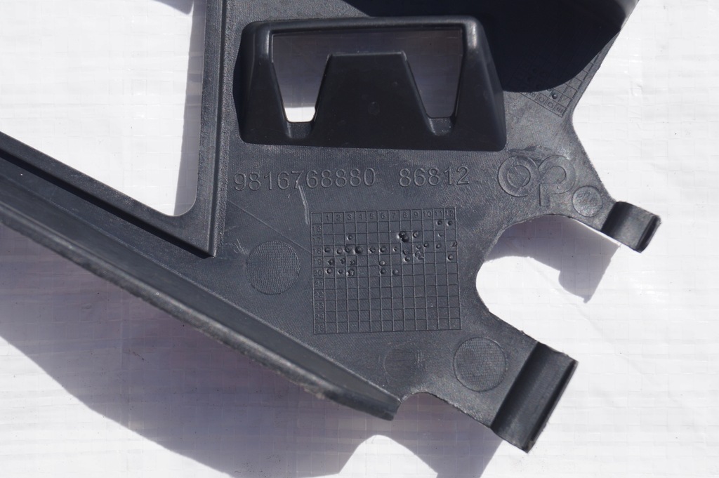 фото №9, Направляющая бампера задняя левый peugeot rifter 9816768880