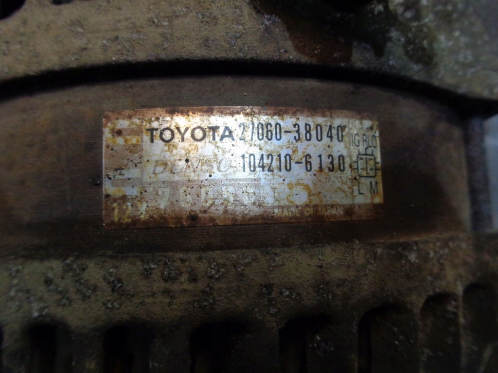 фото №4, Генератор 27060-38040 lexus ls 460 ls460