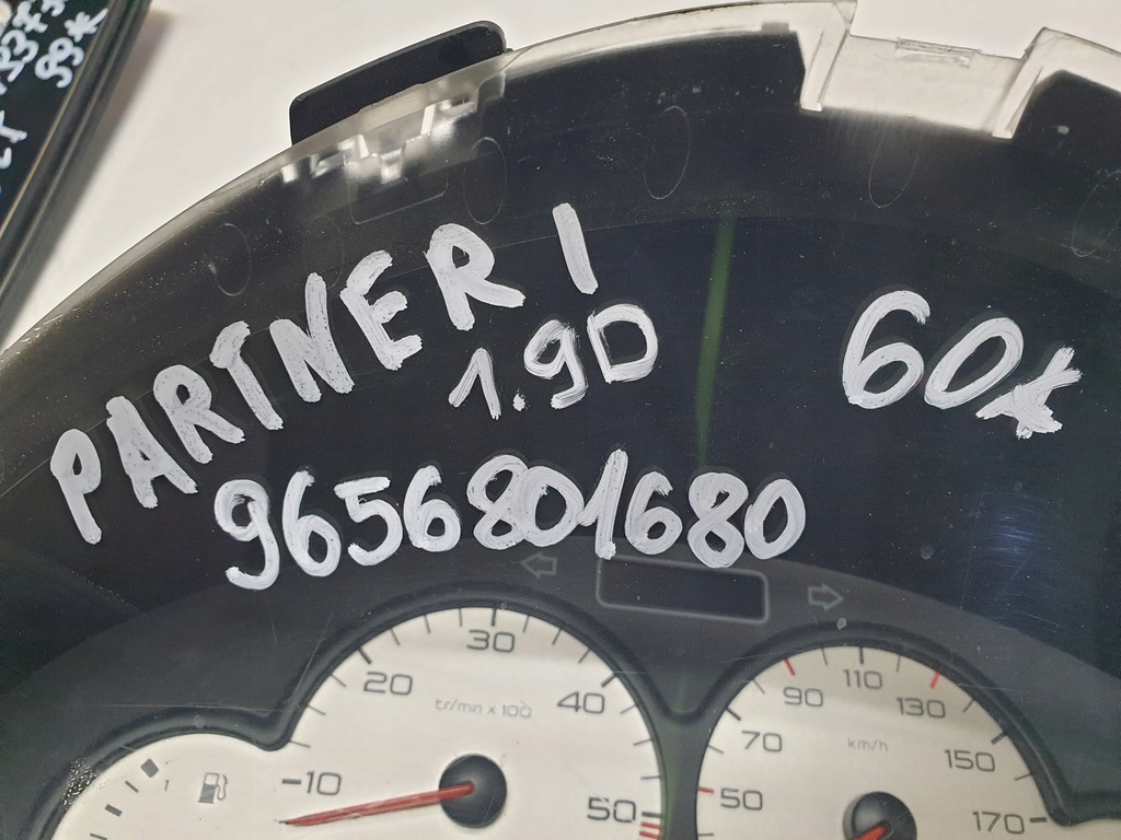 фото №6, Лічильник прилади peugeot partner i 1.9 дизель 9656801680