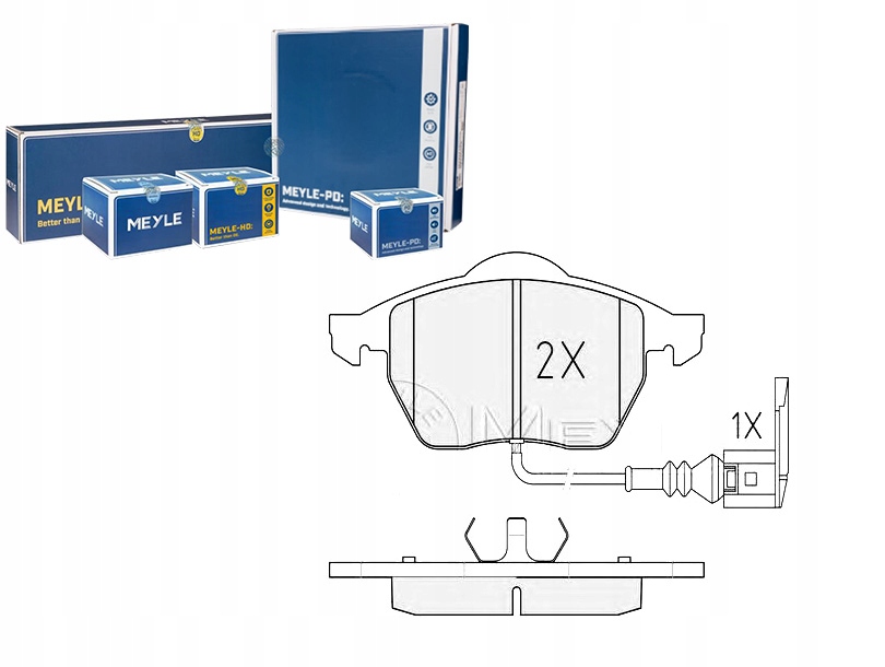 фото №1, Гальмівні колодки гальмівні vw перед bora golf new beetle 98-
