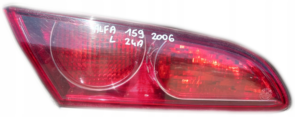 фото №1, Alfa romeo 159 лампа лівий задня ліва задня кришка багажника з кришки w кришка
