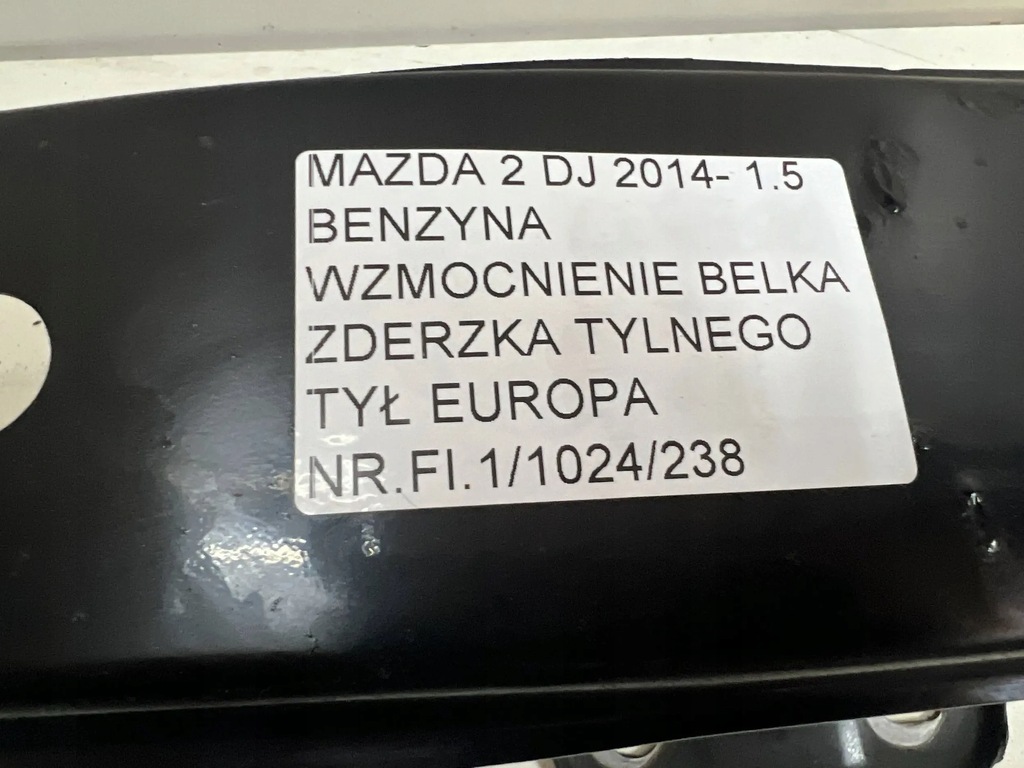 фото №15, Mazda 2 dj 2014- 1.5 benz skyactiv підсилювач балка бампера задня europa