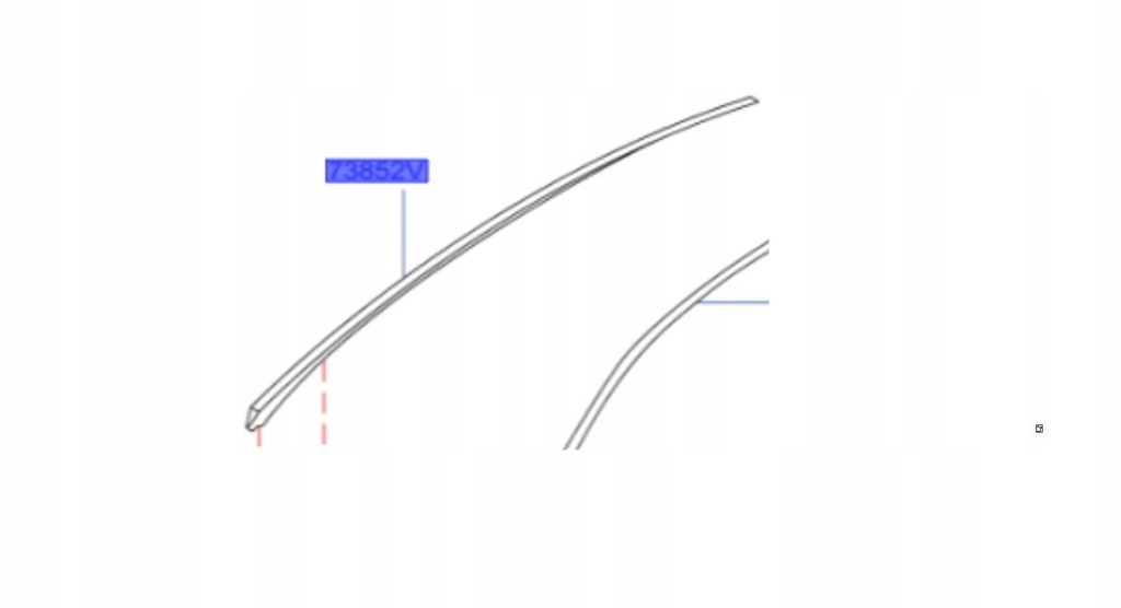 фото №1, Молдинг дахова права infiniti