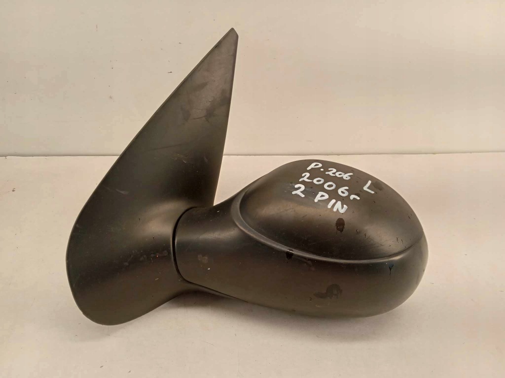 фото №1, Зеркало левая дверь peugeot 206 2 pin