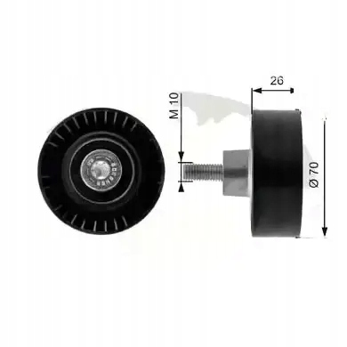 Купити Ролик ремінь клиновий t36163 gates bmw 3 z3 e36