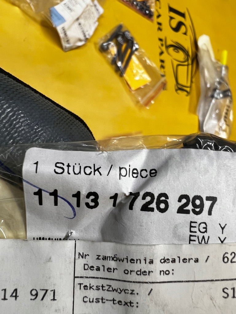 фото №6, Задняя крышка картера масляный двигателя bmw 5 e34 m50 7 e38 728i nowa oem