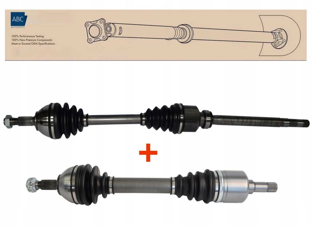 Купити Привідний вал права + ліва fiat scudo 2.0 d multijet