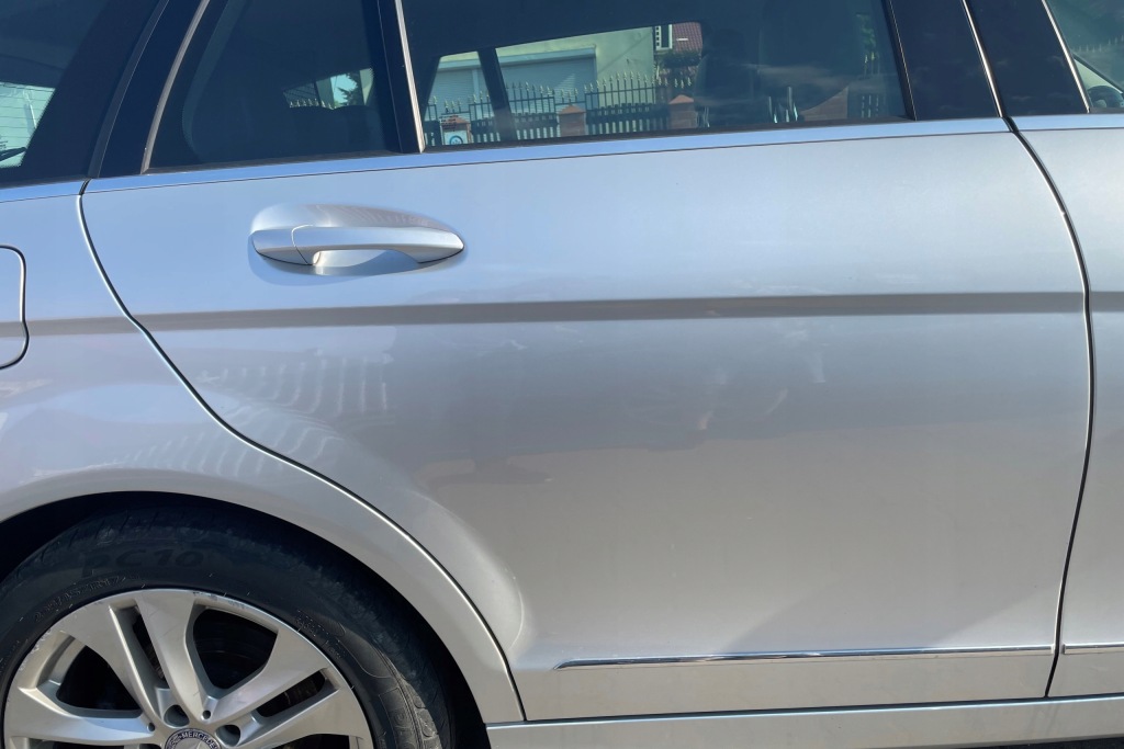 фото №1, Mercedes c klasa w204 двері задня праве сріблястий 775 ładne!