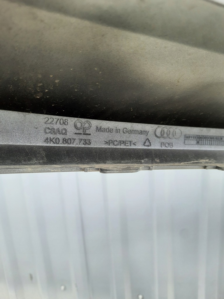 фото №16, Audi a6 c8 allroad 18- накладка бампера перед 4k0807733 usa