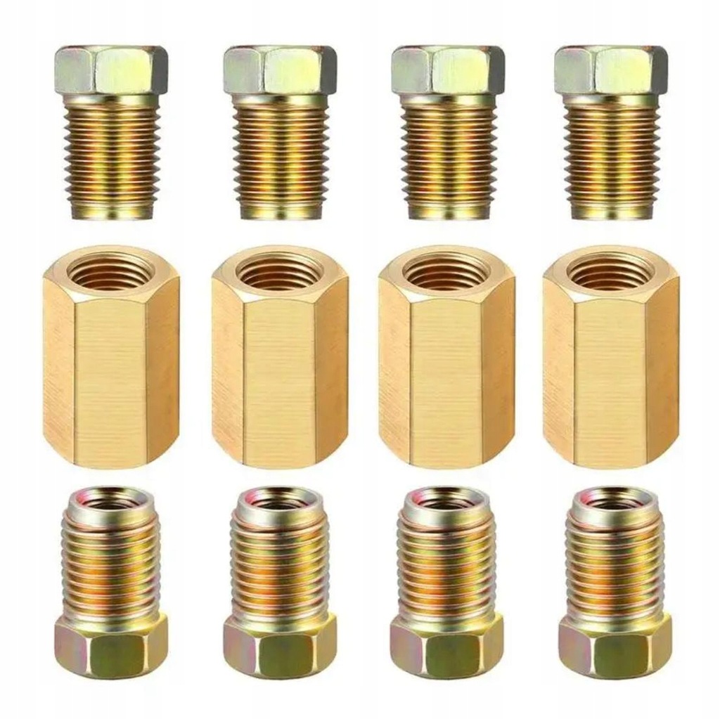 фото №14, 4x mosiężny соединитель трубка тормозной с насадки stalowymi m10x1