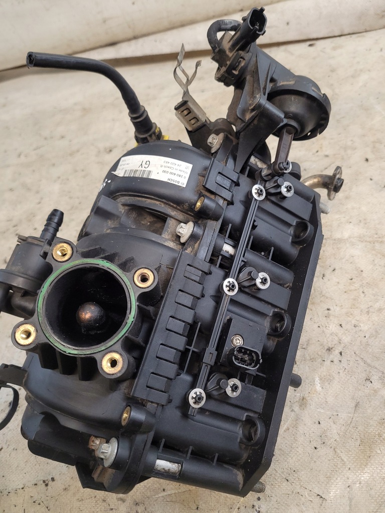 фото №9, Колектор всмоктуючий оригінальний номер 24420483 0280600030 opel corsa c 1.0b