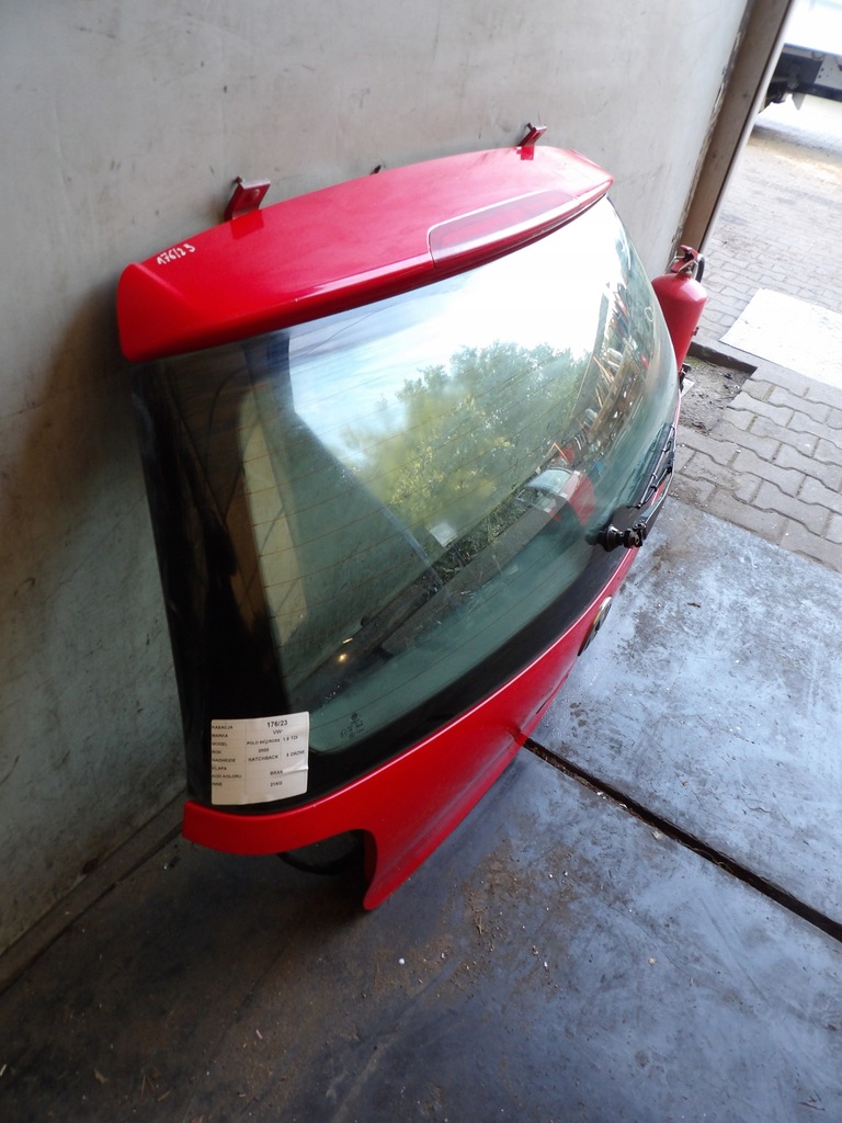 фото №6, Vw polo iv 9n cross крышка багажника задняя