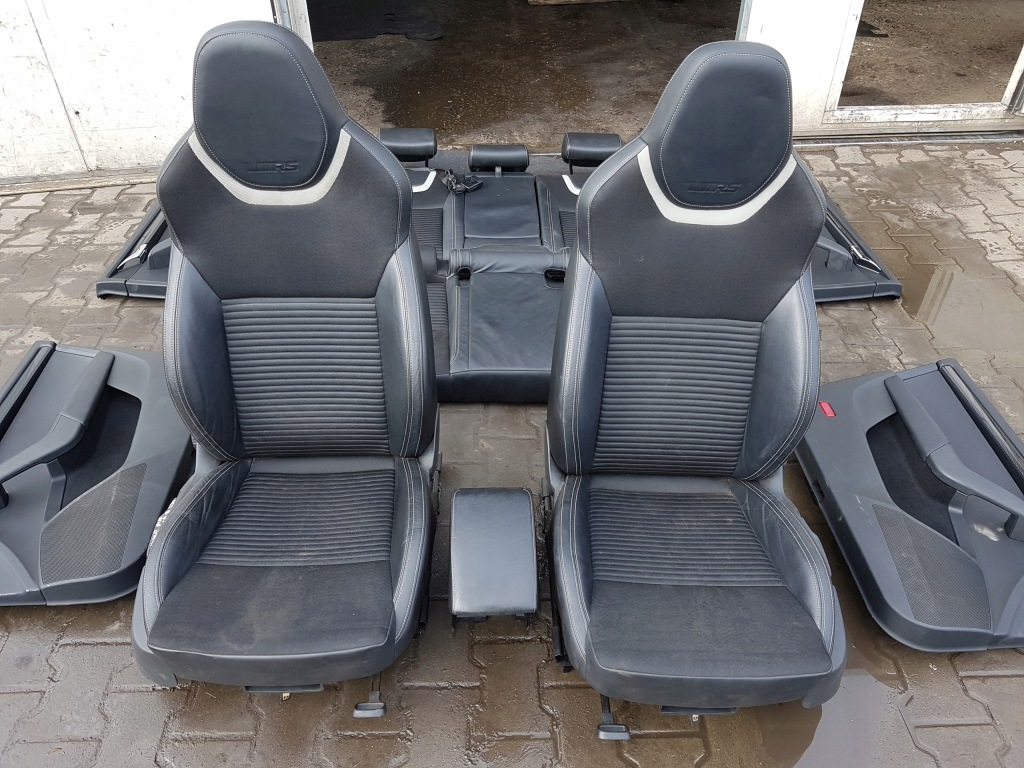 фото №1, Skoda octavia 3 iii vrs hb сидіння заднє сидіння обшивки