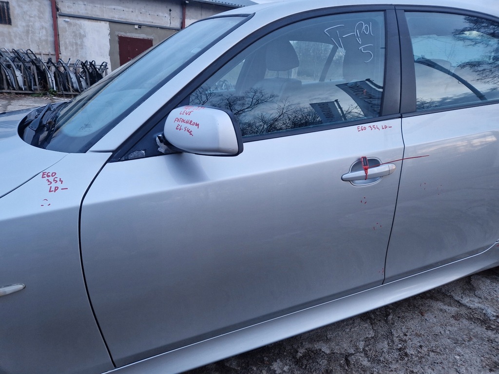 фото №1, Дверь левая передние bmw e60 titansilber