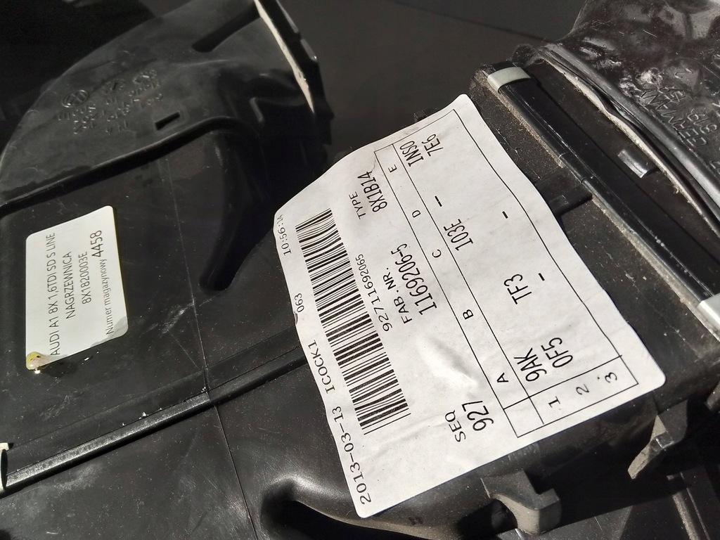 фото №11, Audi a1 8x s-line отопитель 8x1820003e