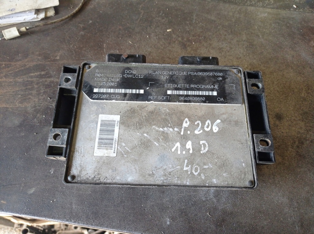 фото №1, Peugeot citroen - бортовий комп'ютер 9640899880