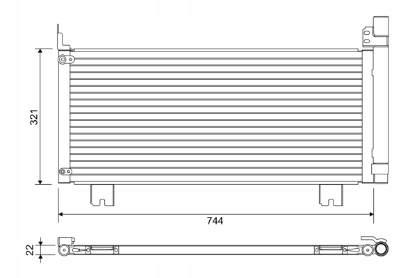 фото №2, Радіатор кондиціонера конденсатор do lexus rx