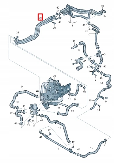 фото №10, Audi a6 c8 avant охлаждающая жидкость труба tube 4k0265235p
