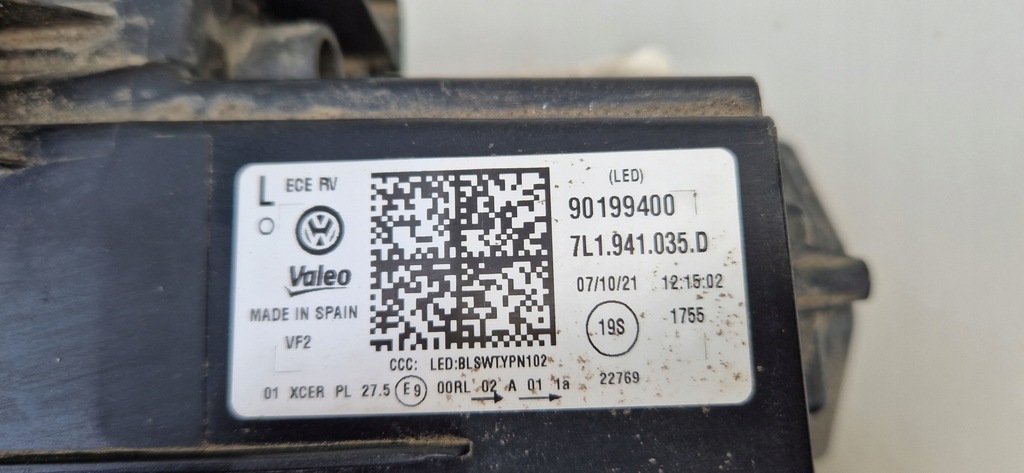 фото №6, Vw t6.1 lift лампа ліва led 7l1 full led лівий