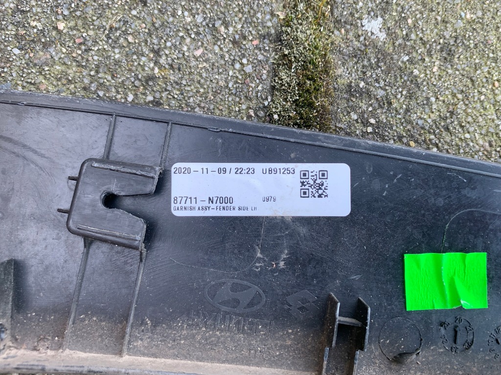 фото №6, Hyundai tuscon iv молдинг крыла левый перед 87711n7000