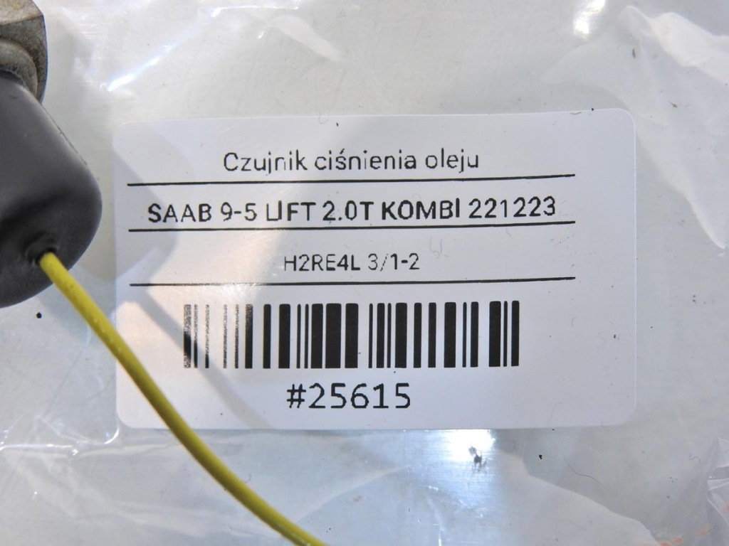 фото №6, Датчик тиску оливи saab 9-5 2.0 t 9176660