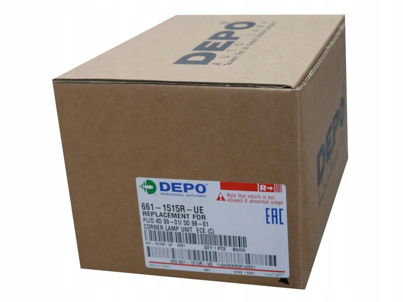 фото №12, Лампа поворотник прозорий fiat palio we