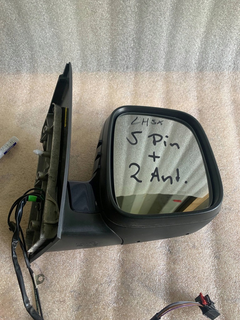 фото №7, 2k5857502cb vw caddy 2011-15 правое elektr зеркало 5 pin + 2 europa lh5x